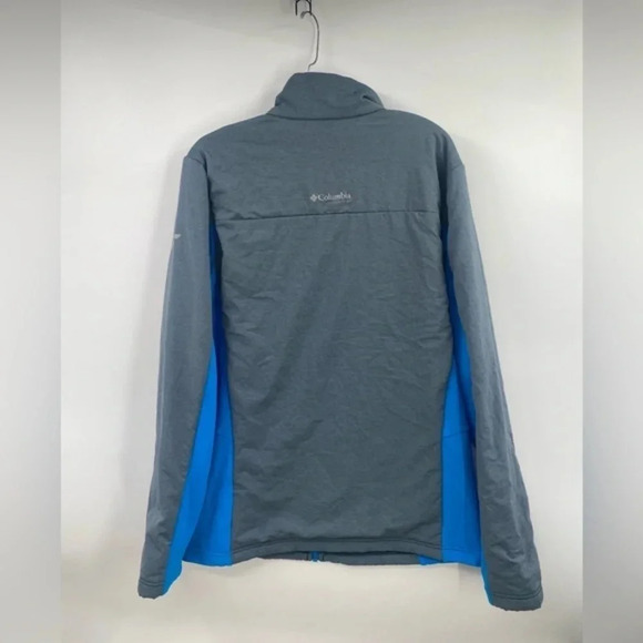 COLUMBIA Titanium  Jacket Full Zip‎ Up Gray/Blue Mens Medium - Picture 4 of 9